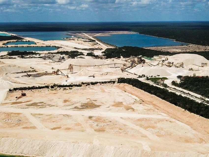 Calica mine in Quintana Roo