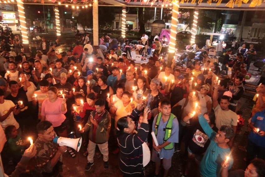 Migrantes en Tapachula