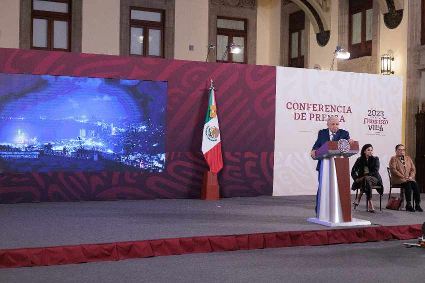 AMLO at morning press conference