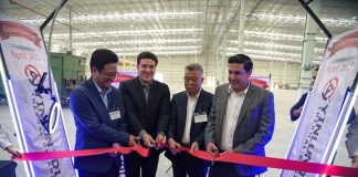 Samuel García at Yinlun plant opening