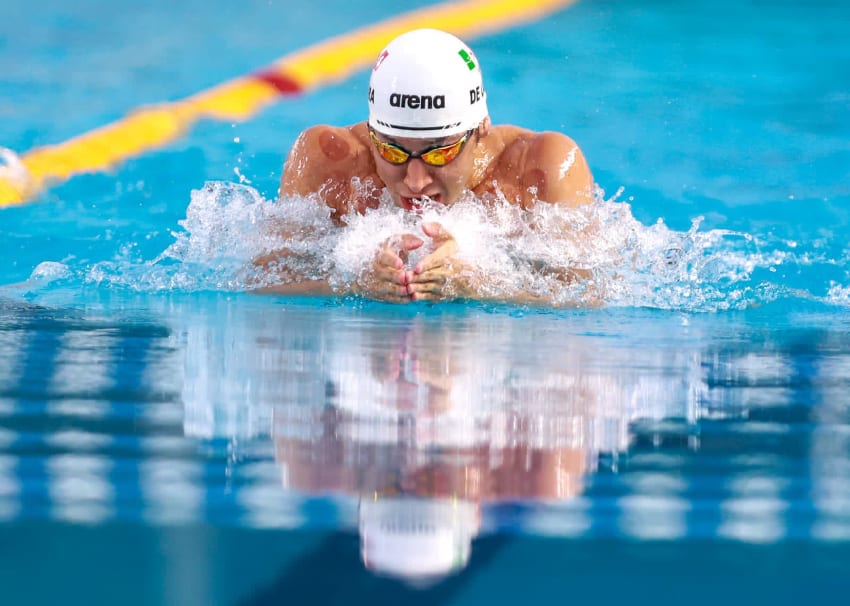 Mexican swimmer Miguel de Lara