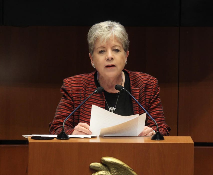 Alicia Bárcena at the Senate