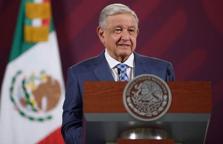 AMLO at Wednesday press conference