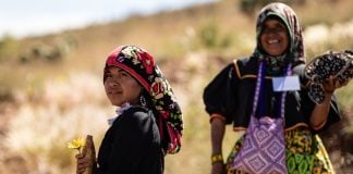 Wixárika people on a pilgrimage