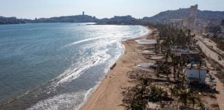 Acapulco hotel zone after Otis