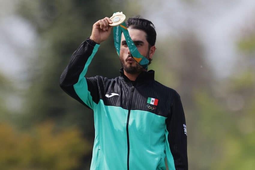 El golfista profesional nacido en Texas Abraham Ancer