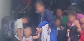 INM migrant truck Veracruz