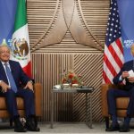Mexican President López Obrador with U.S. President Joe Biden