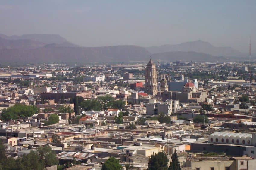 A cityscape of Saltillo, Coahuila