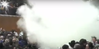 Nuevo León Congress smoke bomb