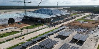 Tulum airport under construction