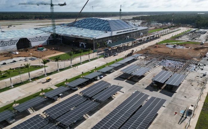 Tulum airport under construction