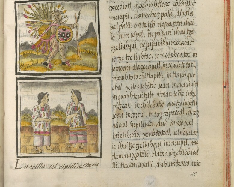 Folio del códice florentino