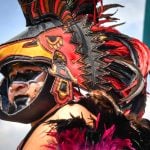 A dancer at the Zócalo