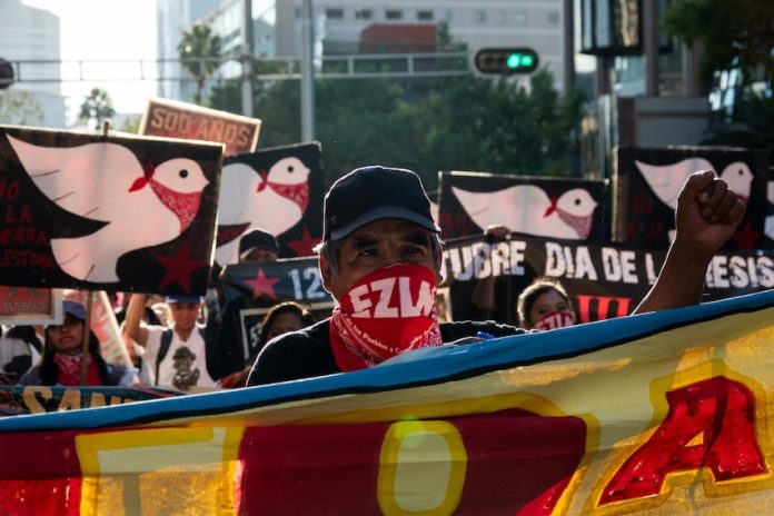 EZLN protest