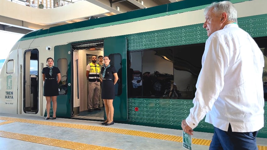 President López Obrador and the Maya Train