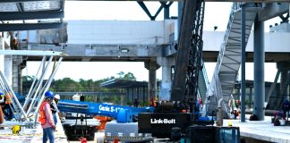 Maya Train construction in Cancún