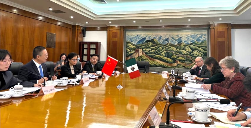 Alicia Bárcena in meetings with Chinese officials