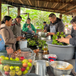 Farmers and chefs in Xochimilco