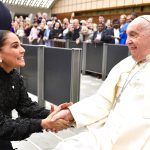 Governor Lezama with Pope Francis