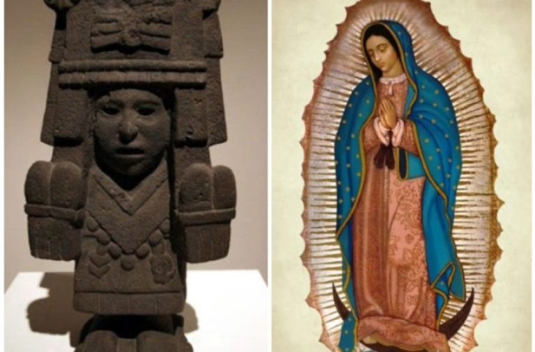 Is our Lady of Guadalupe inspired by the goddess Tonantzin?