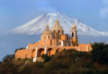 The Santiario de la Virgen de los Remedios, in Cholula, Puebla, one area in the MND Where to Live in Mexico 2024 Guide: Puebla, Morelos and Chiapas.