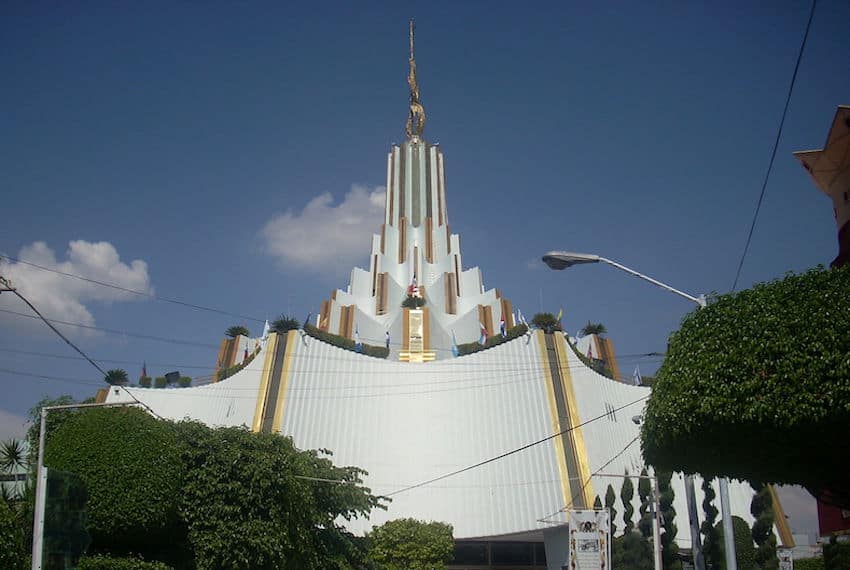 The luz del mundo church in Guadalajara