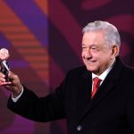 President López Obrador at a press conference