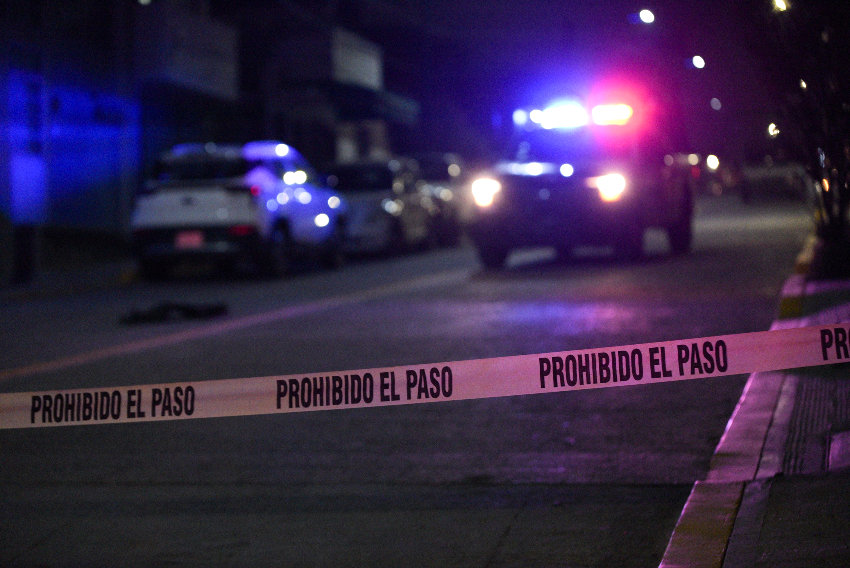 A crime scene in Xalapa, Veracruz