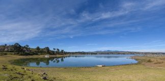 Villa Victoria resevoir in Mexico state