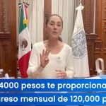 Screen capture of fake Claudia Sheinbaum video