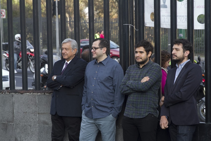 AMLO with his sons