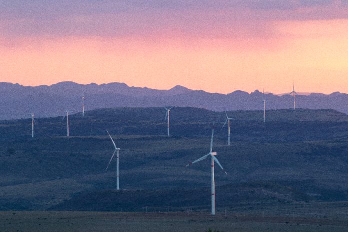 Wind farm in Zacatecas