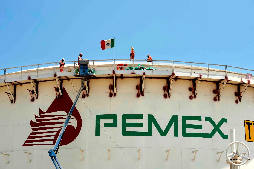 Olmeca refinery belonging to Pemex in Dos Bocas