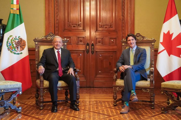 AMLO and Justin Trudeau
