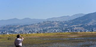 A dry reservoir in Mexico