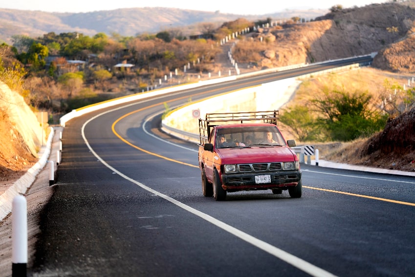 Highway in Oaxaca