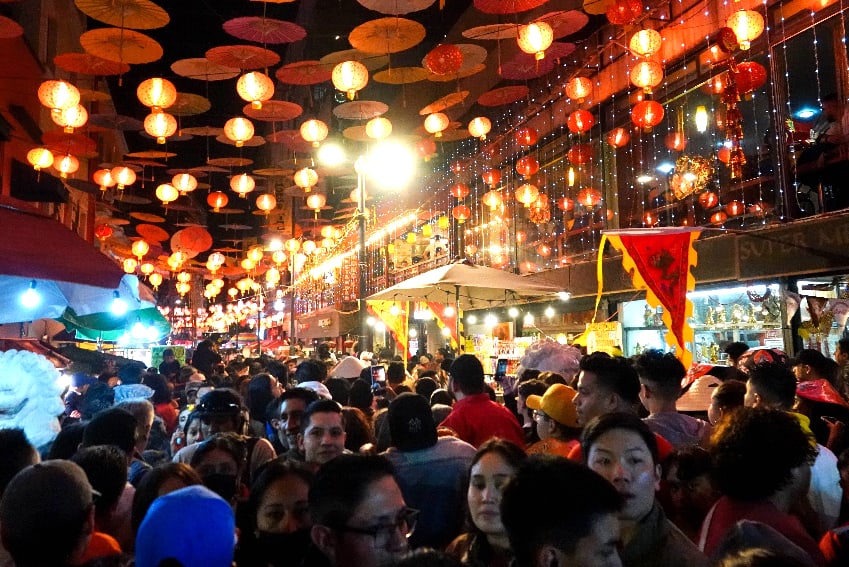 Celebration of Chinese New Year in Mexico City