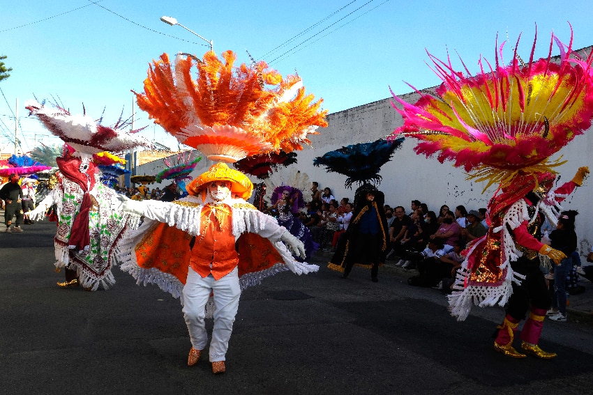 Carnival celebrations in Puebla