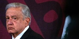 President López Obrador at a press conference