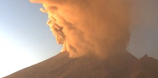 Popocatépetl volcanic activity