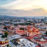 Querétaro city aerial view
