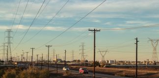 Power lines in Baja California
