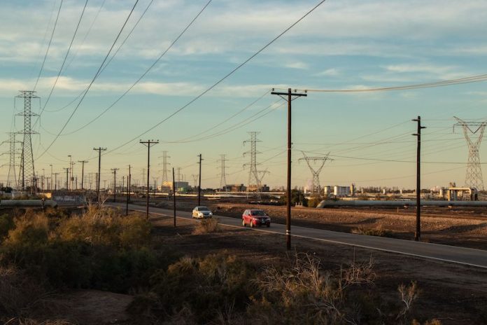 Power lines in Baja California
