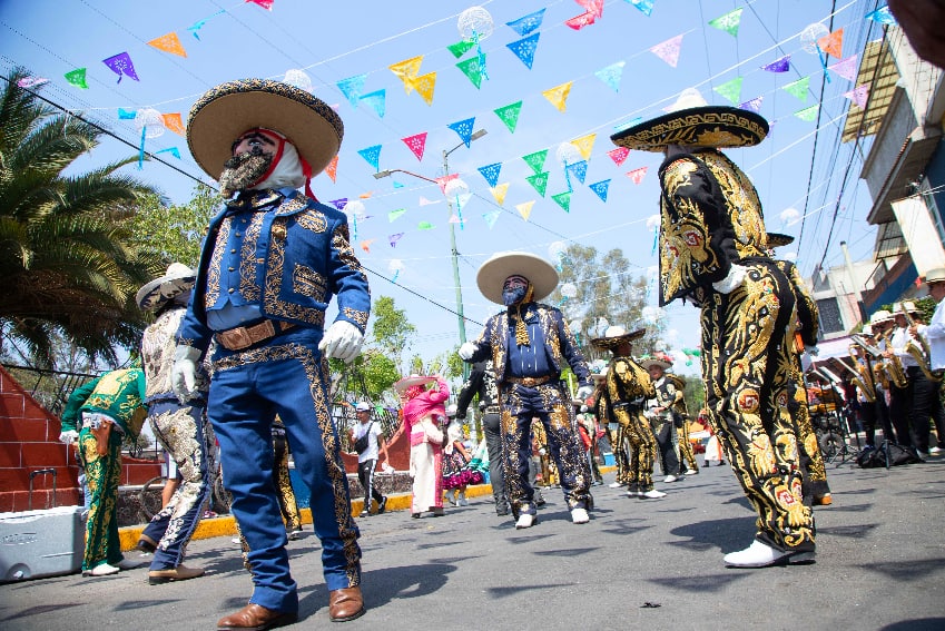 Carnival celebrations in Iztapalapa, Mexico City