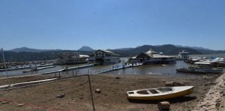 Valle de Bravo dry lake