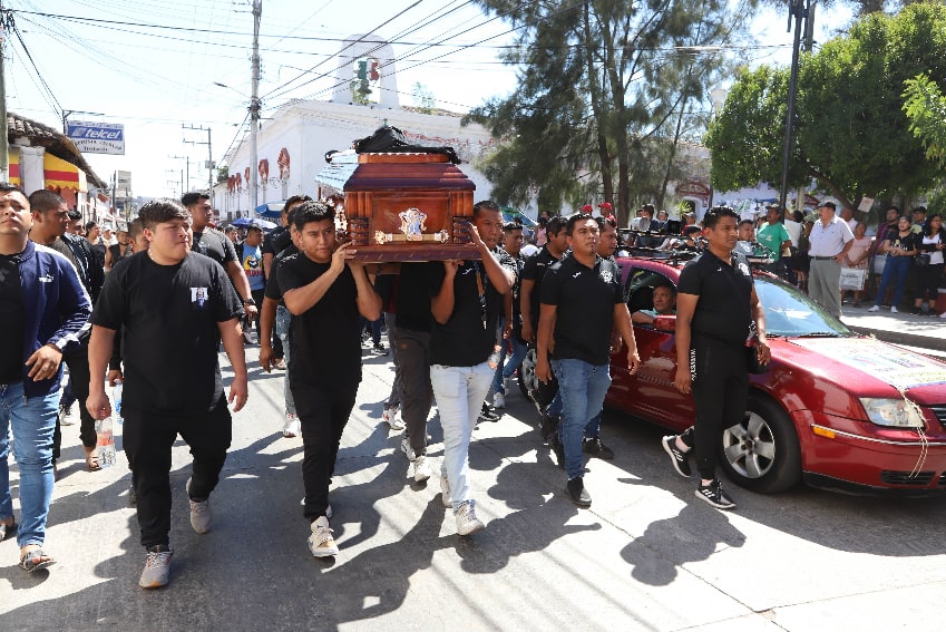 Funeral of the student who was killed in Guerrero last week