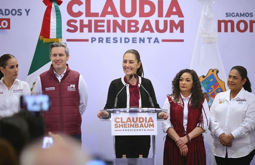 Candidate in Mexico's 2024 presidential election Claudia Sheinbaum