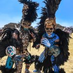 Dancers at the Teotenango archaeological site