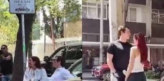 Screenshots of pop star Dua Lipa with Callum Turner in Mexico City